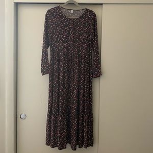 Old Navy Floral Boho Long Sleeve Dress